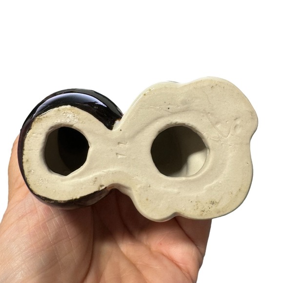 VTG Japanese Geisha Biwa Player Celadon Porcelain Statue Sculpture Figurine #11 - Picture 6 of 8